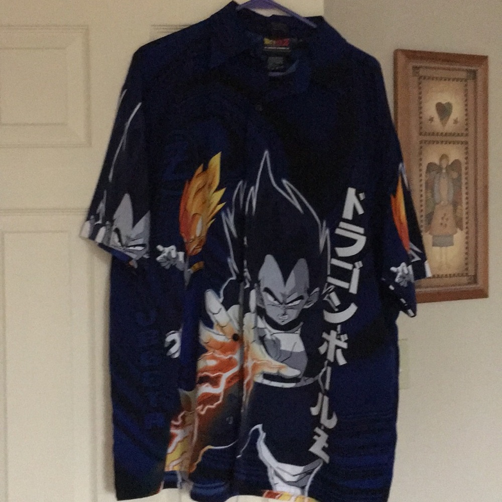 Men’s Dragonball Z collared shirt